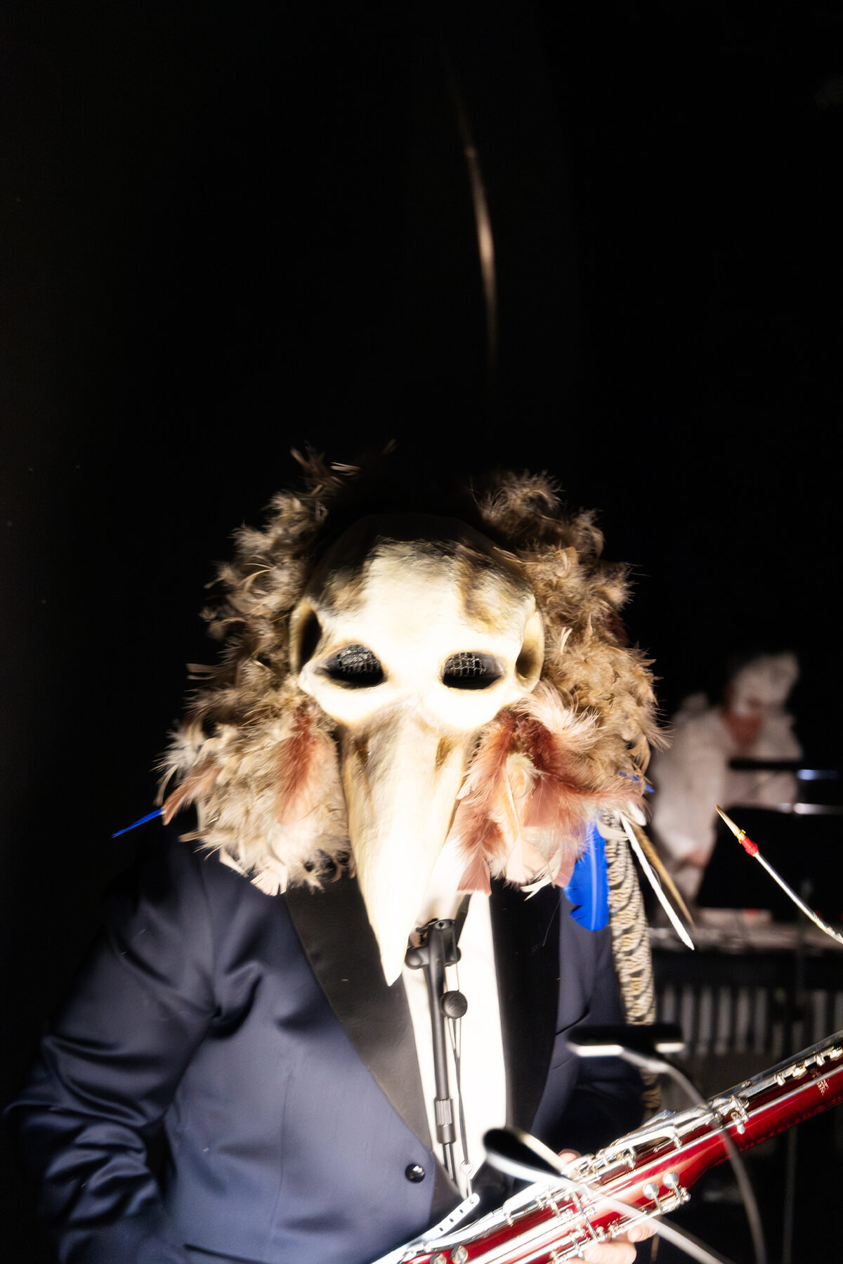 IsiThunzi performance — masked figure